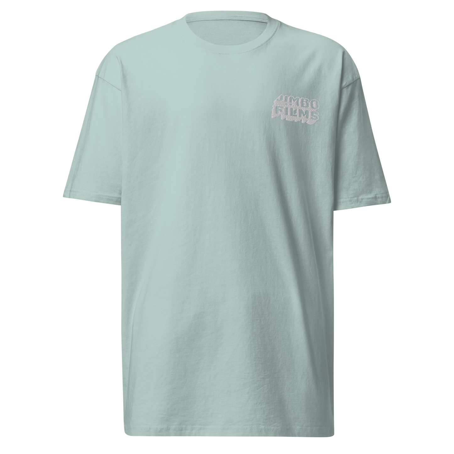 Crashpad Kickflip Heavyweight Tee White Embroidery