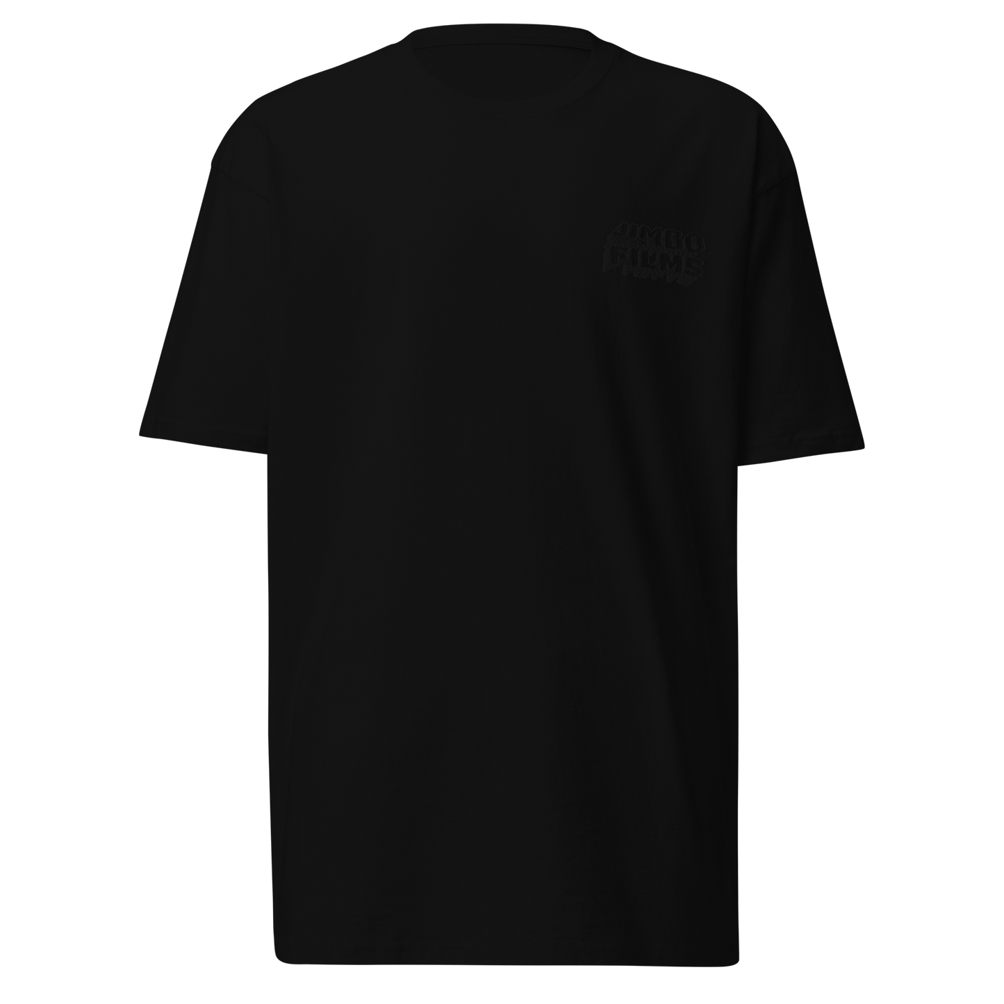 Crashpad Kickflip Heavyweight Tee Black Embroidery