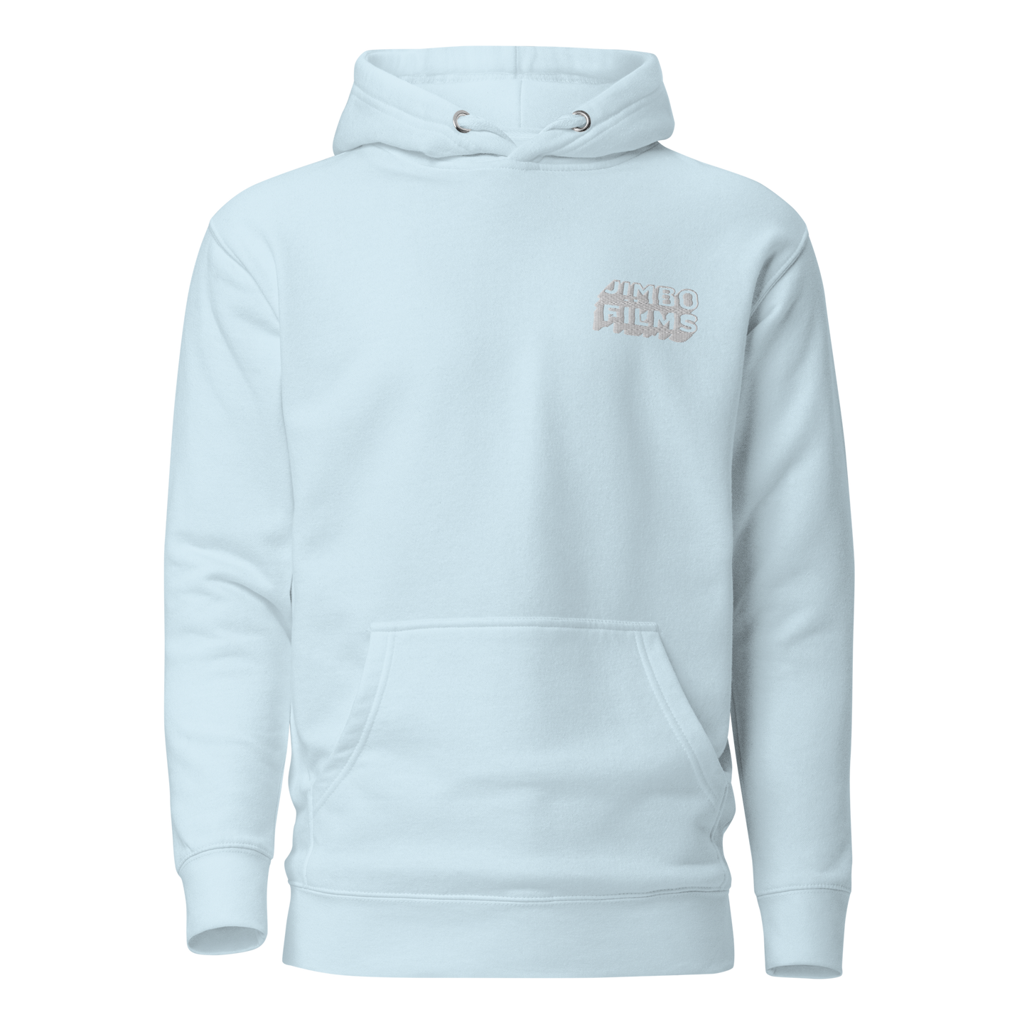 Crashpad Kickflip Hoodie - White Embroidery